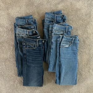 Old Navy jeans - boys 12 (set of 6)